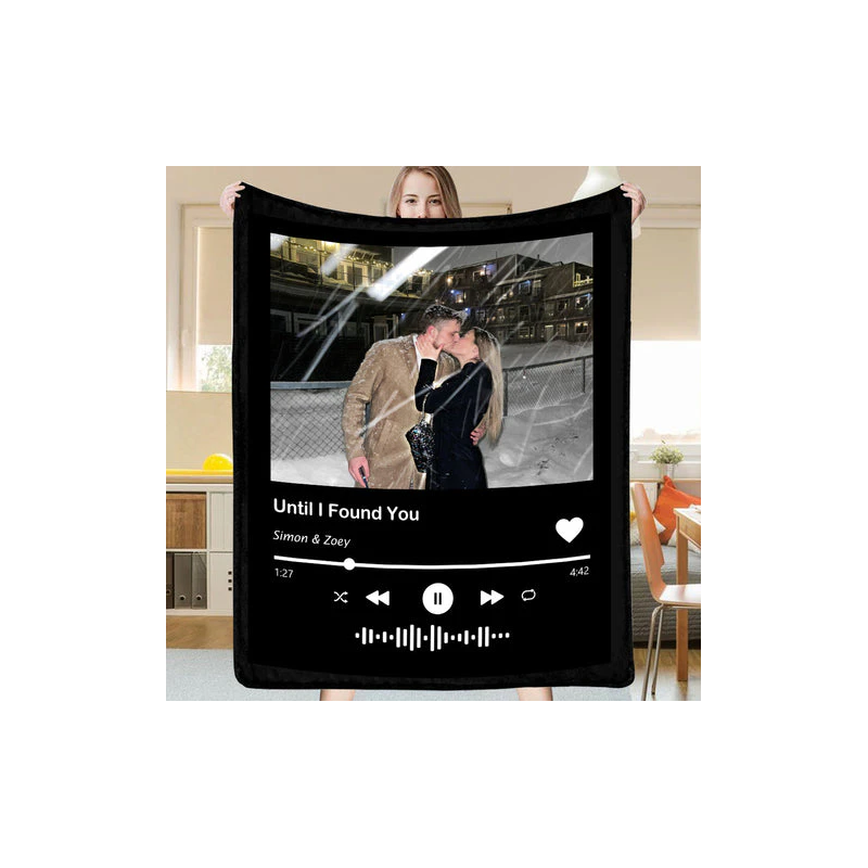 Custom Music Blanket Photo Starlight Blanket